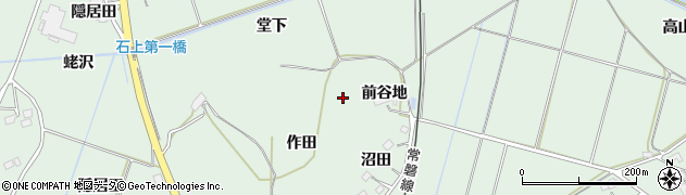 福島県相馬市石上作田周辺の地図