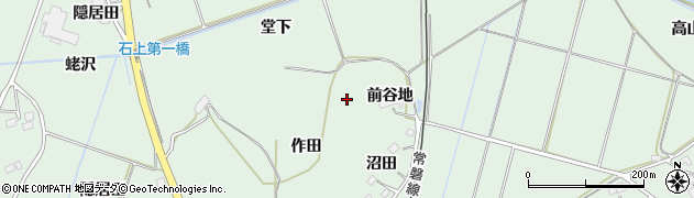 福島県相馬市石上（作田）周辺の地図
