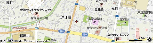 八島美容院周辺の地図