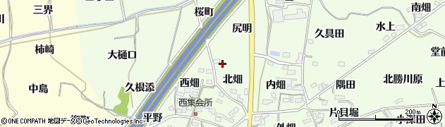 福島県福島市飯坂町東湯野欅下周辺の地図
