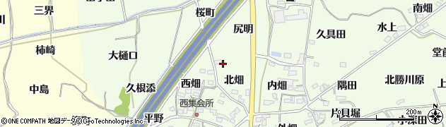 福島県福島市飯坂町東湯野（欅下）周辺の地図