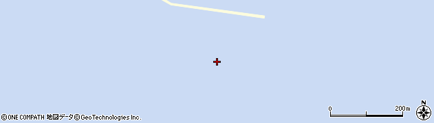 大石湾周辺の地図