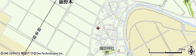 新潟県新潟市西区藤野木257周辺の地図
