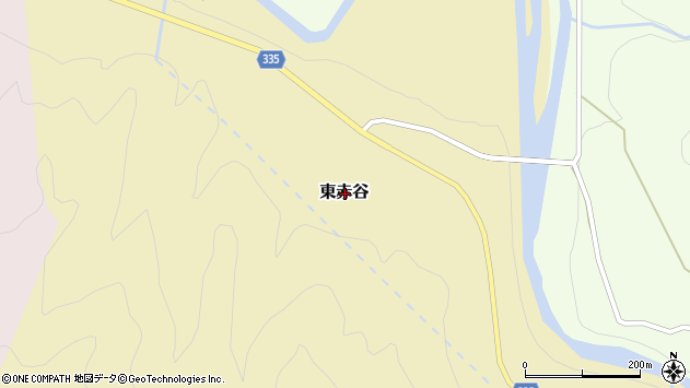 〒957-0463 新潟県新発田市東赤谷の地図