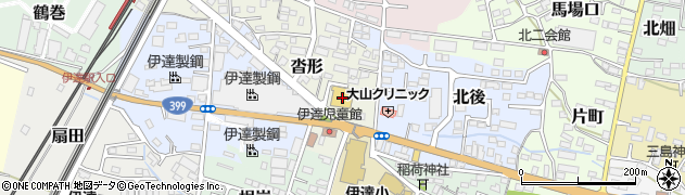 福島県伊達市沓形35周辺の地図