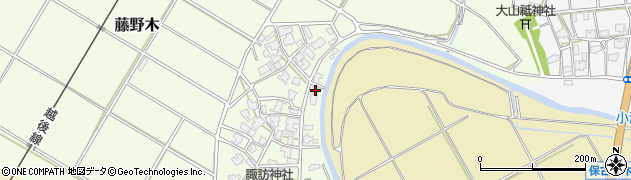 新潟県新潟市西区藤野木10周辺の地図