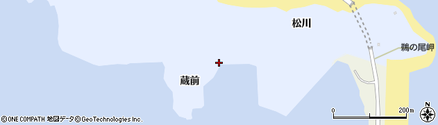 福島県相馬市尾浜（蔵前）周辺の地図