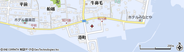 松川浦観光案内テレホンサービス周辺の地図