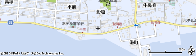 福島県相馬市尾浜船越92周辺の地図