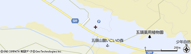 五頭公園畑江線周辺の地図