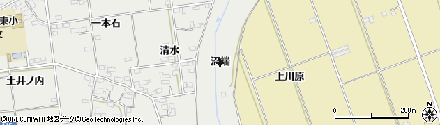 福島県伊達市伏黒（沼端）周辺の地図