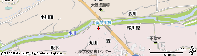 新小川橋周辺の地図