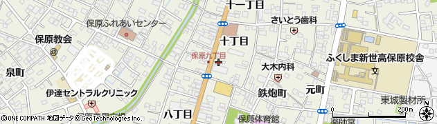 丸和保原タクシー周辺の地図