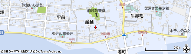 福島県相馬市尾浜船越110周辺の地図
