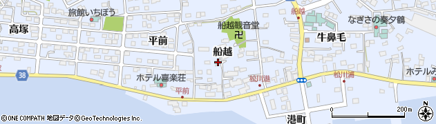 福島県相馬市尾浜船越109周辺の地図