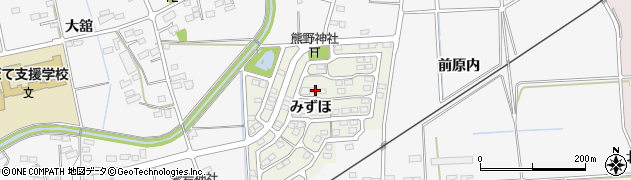 福島県伊達市保原町みずほ3-14周辺の地図