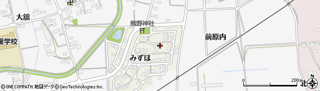 福島県伊達市保原町みずほ3-6周辺の地図