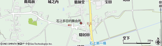 福島県相馬市石上前田周辺の地図