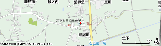 福島県相馬市石上（前田）周辺の地図