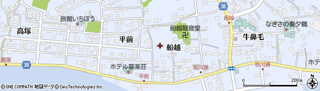福島県相馬市尾浜船越50周辺の地図