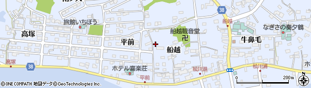 福島県相馬市尾浜船越48周辺の地図