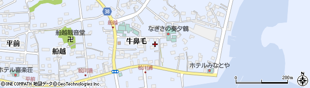 福島県相馬市尾浜（牛鼻毛）周辺の地図