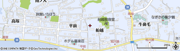 福島県相馬市尾浜船越46周辺の地図