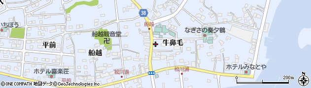 松川港郵便局周辺の地図