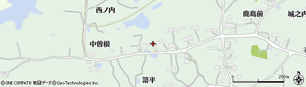 福島県相馬市石上中曽根51周辺の地図