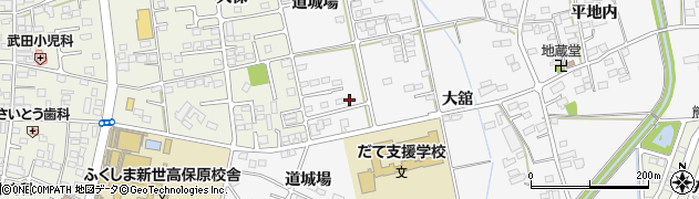福島県伊達市保原町大泉道城場48周辺の地図
