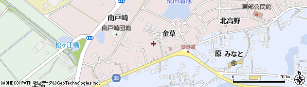 福島県相馬市原釜（金草）周辺の地図