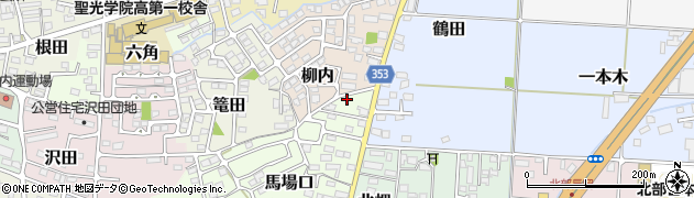 福島県伊達市馬場口1周辺の地図