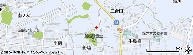 福島県相馬市尾浜二合田184周辺の地図