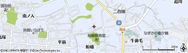 福島県相馬市尾浜二合田180周辺の地図