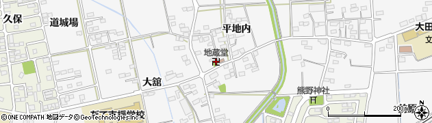 地蔵堂周辺の地図