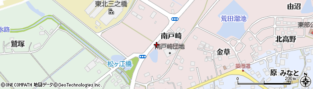 福島県相馬市原釜（南戸崎）周辺の地図