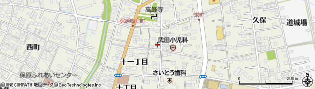 福島県伊達市保原町古町14周辺の地図