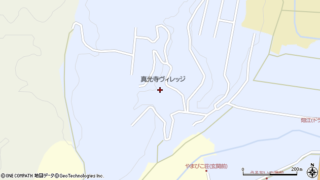 〒959-1925 新潟県阿賀野市真光寺ヴィレッジの地図