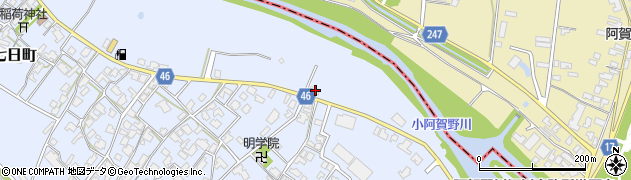 ヘアーサロン・コン新津店周辺の地図