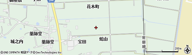 福島県相馬市石上（蛇山）周辺の地図