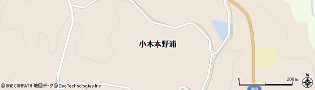 新潟県佐渡市小木木野浦周辺の地図