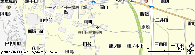 福島県福島市飯坂町湯野（常安寺）周辺の地図