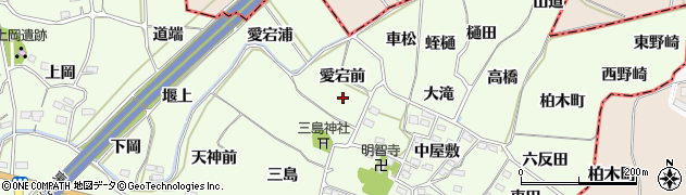 福島県福島市飯坂町東湯野（愛宕前）周辺の地図