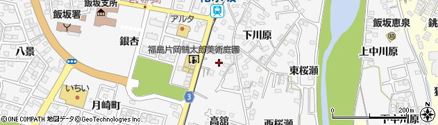 福島県福島市飯坂町（菱沼）周辺の地図