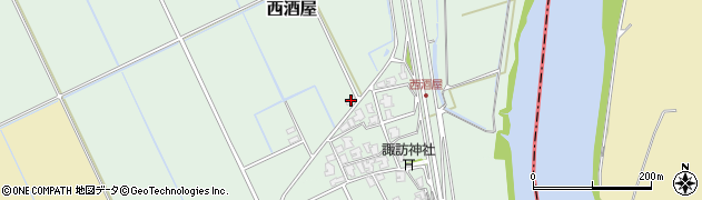 新潟県新潟市南区西酒屋619周辺の地図