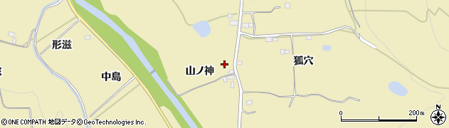 福島県伊達市梁川町大関山ノ神周辺の地図