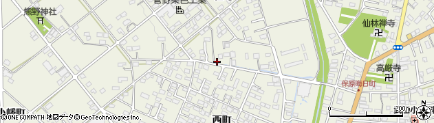 福島県伊達市保原町柏町117周辺の地図
