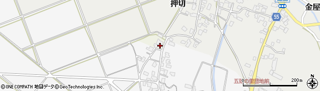 新潟県阿賀野市原周辺の地図