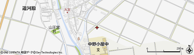 新潟県新潟市西区大友周辺の地図