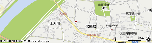 福島県伊達市伏黒北屋敷2周辺の地図